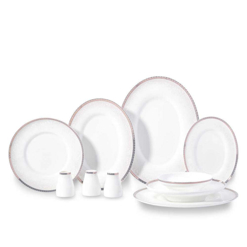 Farfor Tarelka nabor 60 bölek 12 adamlyk Korkmaz Bella A8167 Farfor Tarelka nabor 60 bölek 12 adamlyk Korkmaz Bella A8167