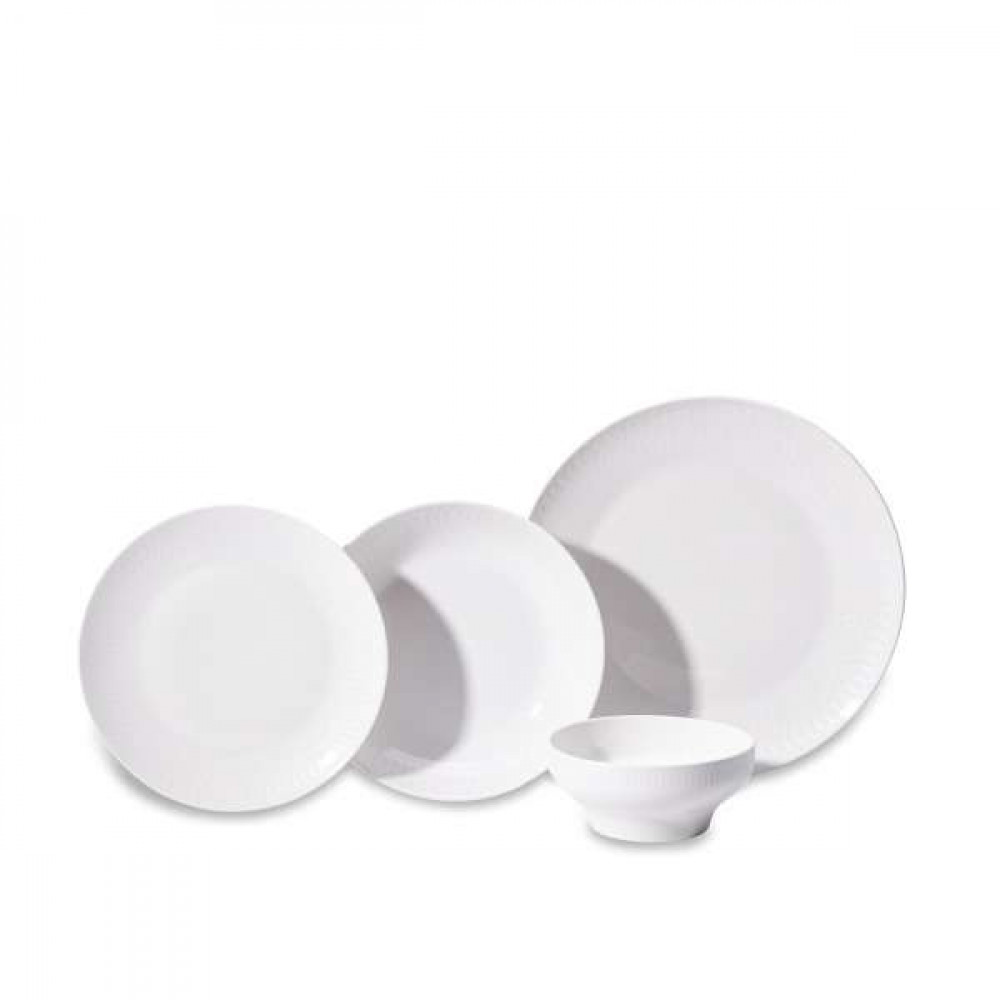 Farfor Tarelka nabor 53 bölek 12 adamlyk Korkmaz Lidya A8191 Farfor Tarelka nabor 53 bölek 12 adamlyk Korkmaz Lidya A8191