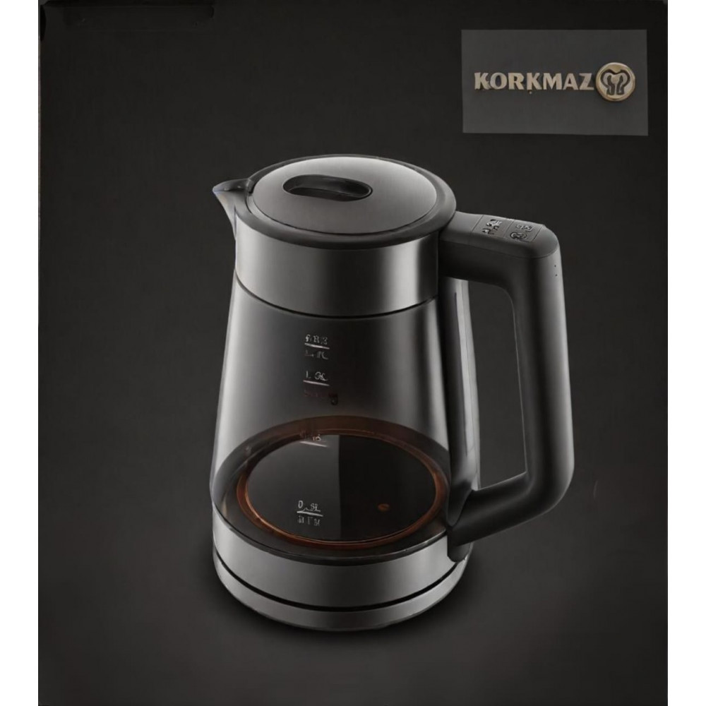 Электрический чайник 1,7lt. Korkmaz Glassy Plus A768-04 Электрический чайник 1,7lt. Korkmaz Glassy Plus A768-04
