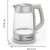 Tokly çäýnek 1,7L. Tefal Glass Jug Grey KI605B30