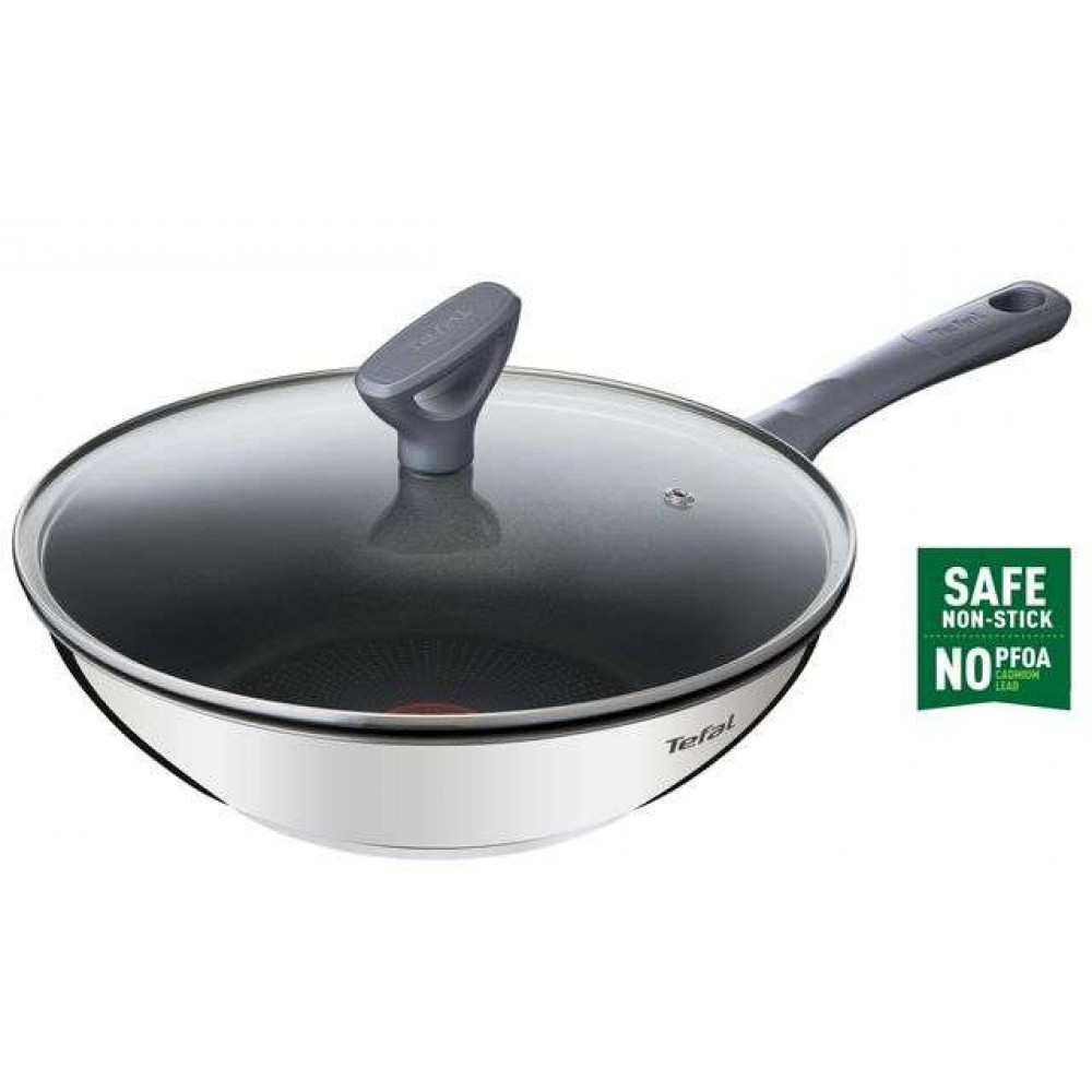 Сковорода-вок с крышкой 28 см. Tefal Daily Cook G7309955 Сковорода-вок с крышкой 28 см. Tefal Daily Cook G7309955